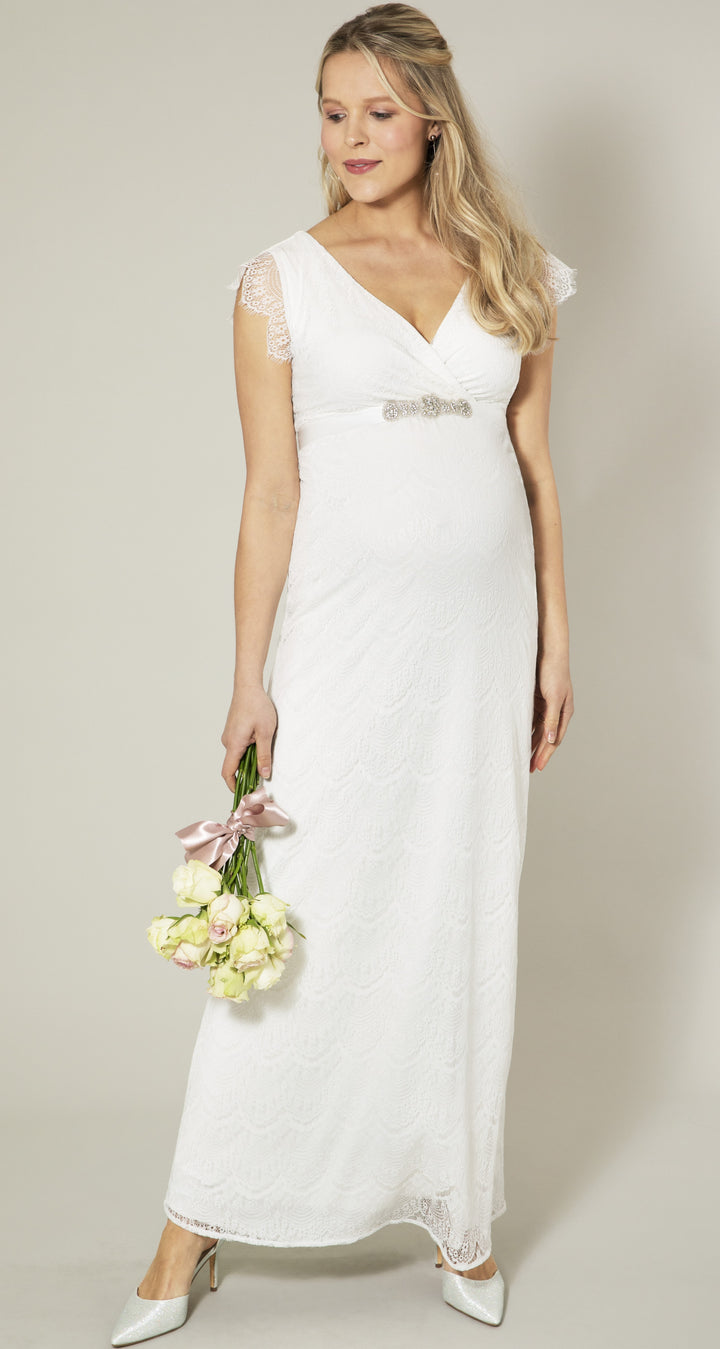 Umstandsbrautkleid Vintage lang