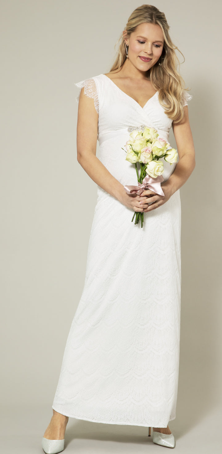 Umstandsbrautkleid Vintage lang