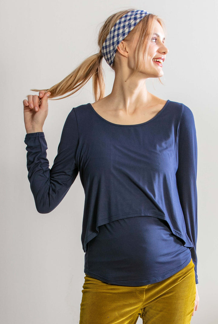 Umstandsshirt LOUA mit Stillöffnung