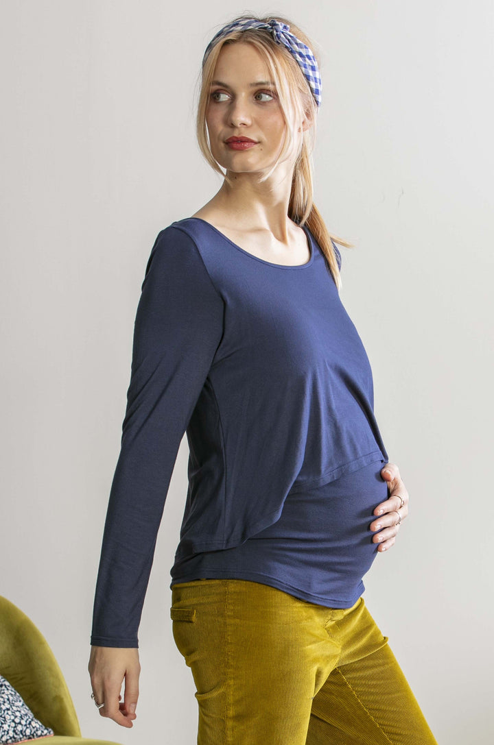 Umstandsshirt LOUA mit Stillöffnung