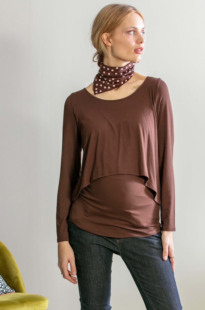 Umstandsshirt LOUA mit Stillöffnung