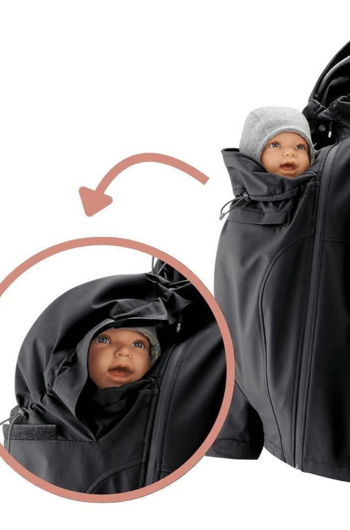 NACHHALTIG Tragejacke Softshell für PAPA in 2 Farben