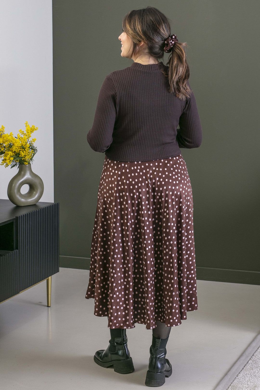Umstandskleid DOTS mit Stillöffnung