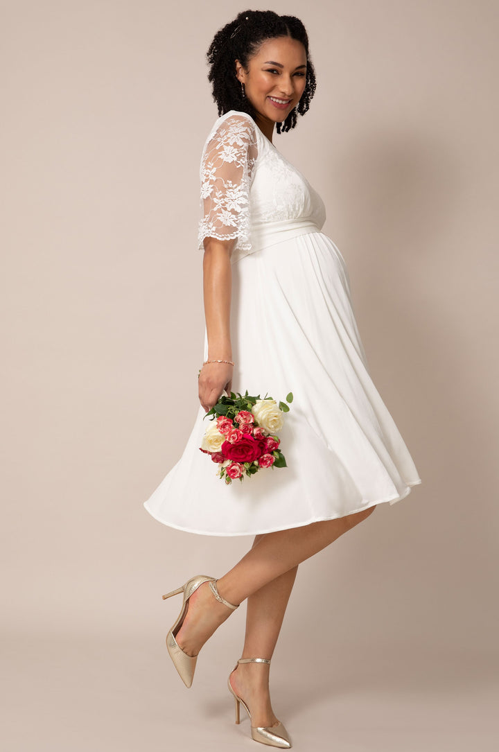 Umstandsbrautkleid NELLY mit Stillöffnung