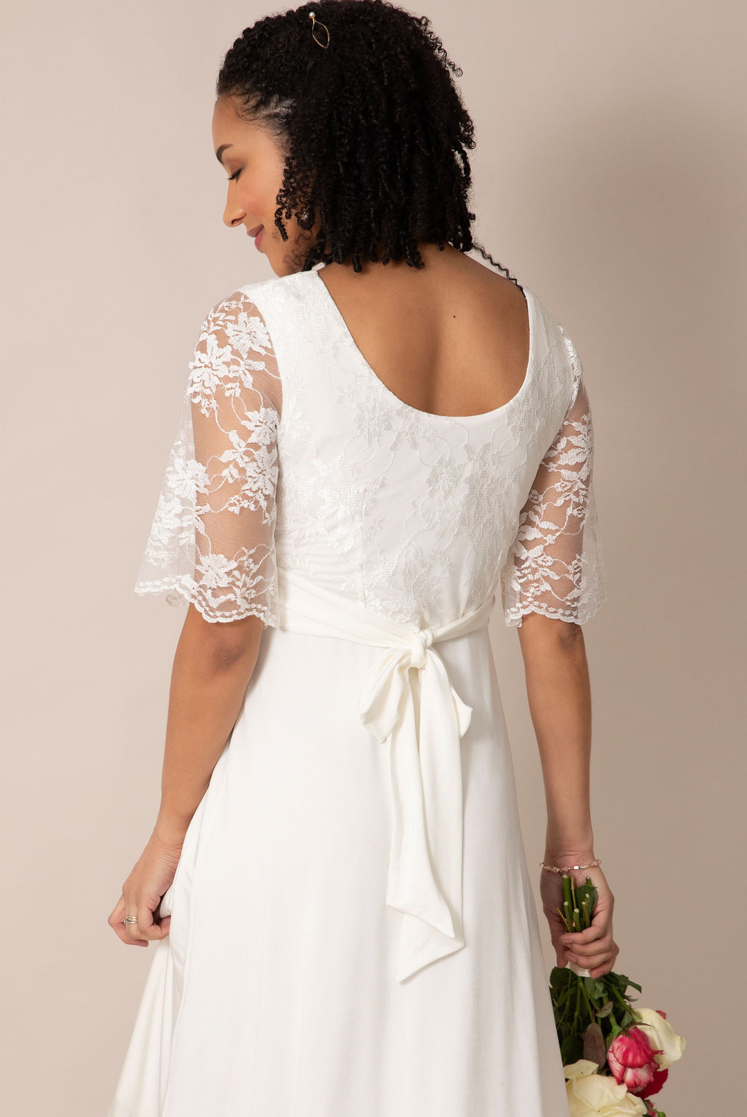 Umstandsbrautkleid NELLY mit Stillöffnung