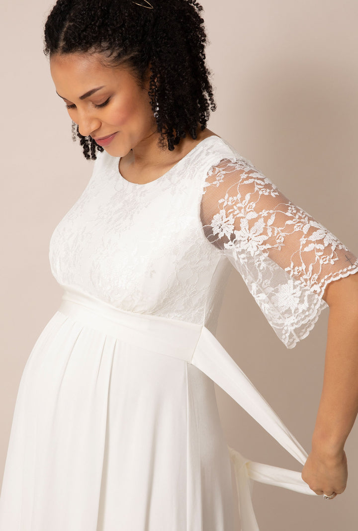 Umstandsbrautkleid NELLY mit Stillöffnung