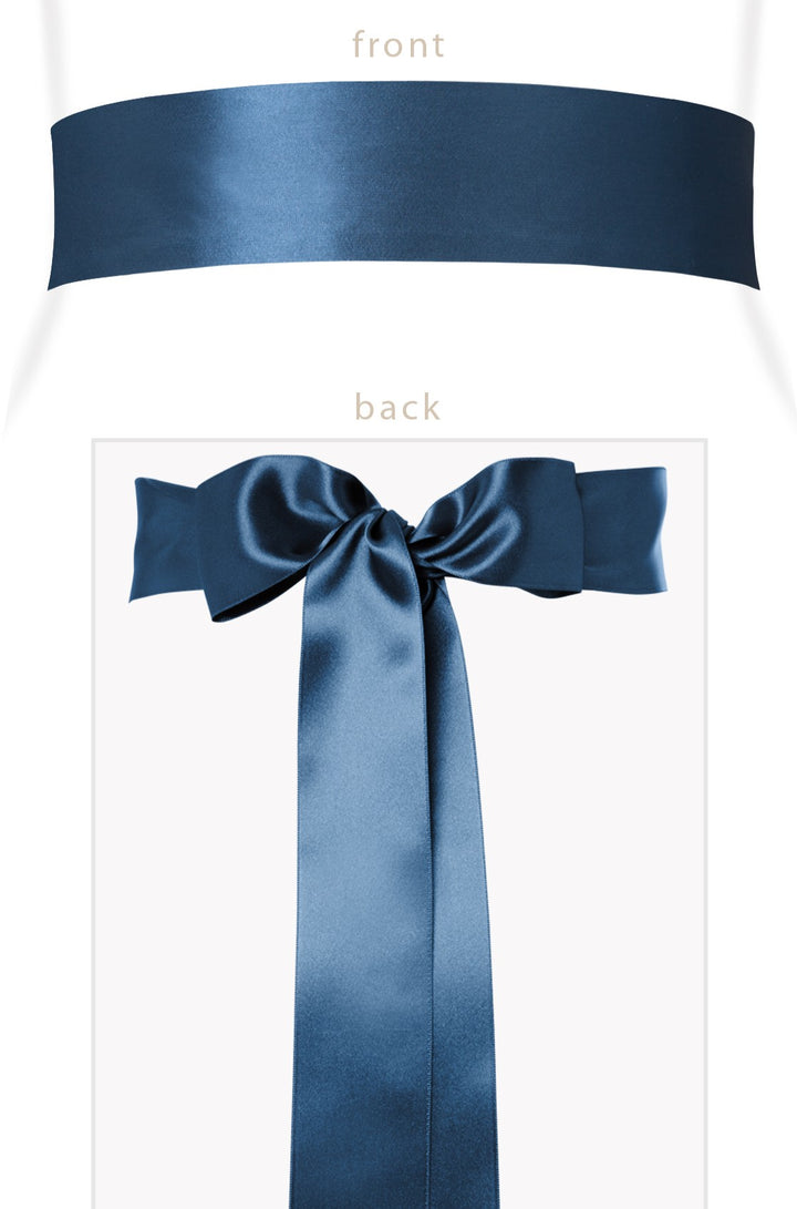 SCHÄRPE SATIN kurz viele Farben