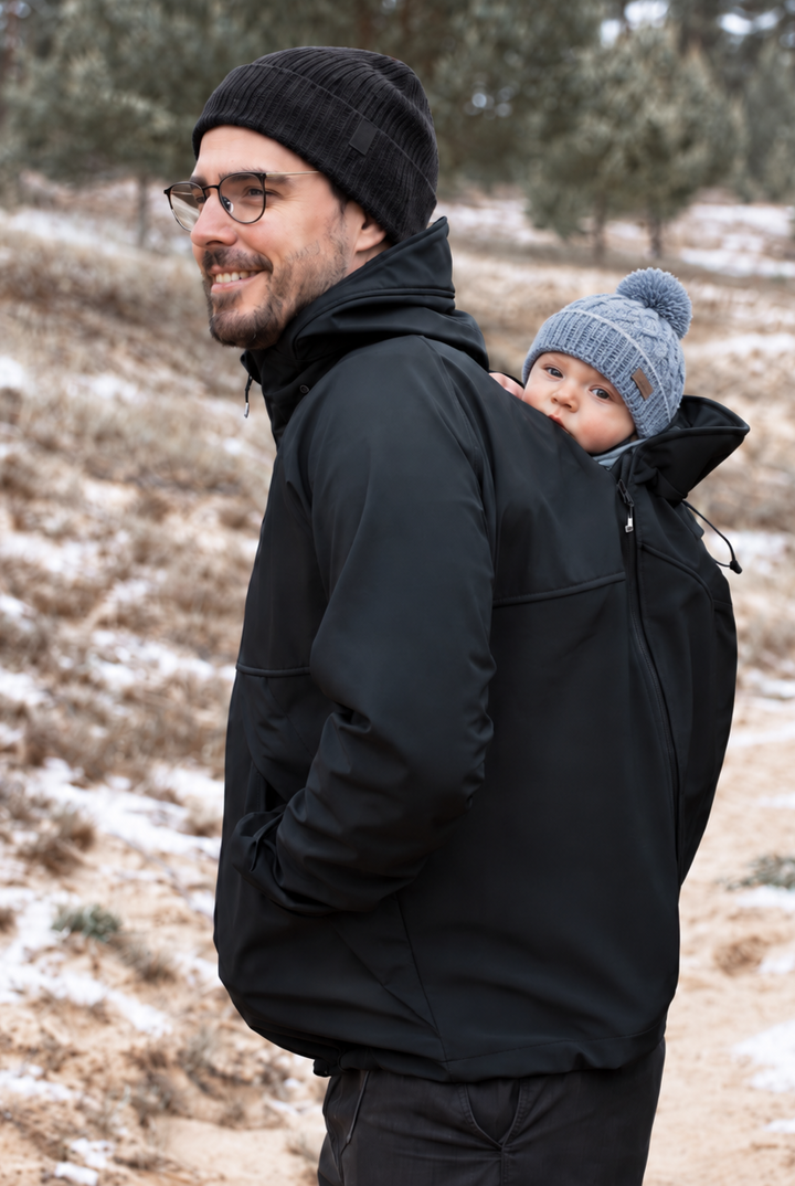 NACHHALTIG Tragejacke Warmfutter für PAPA