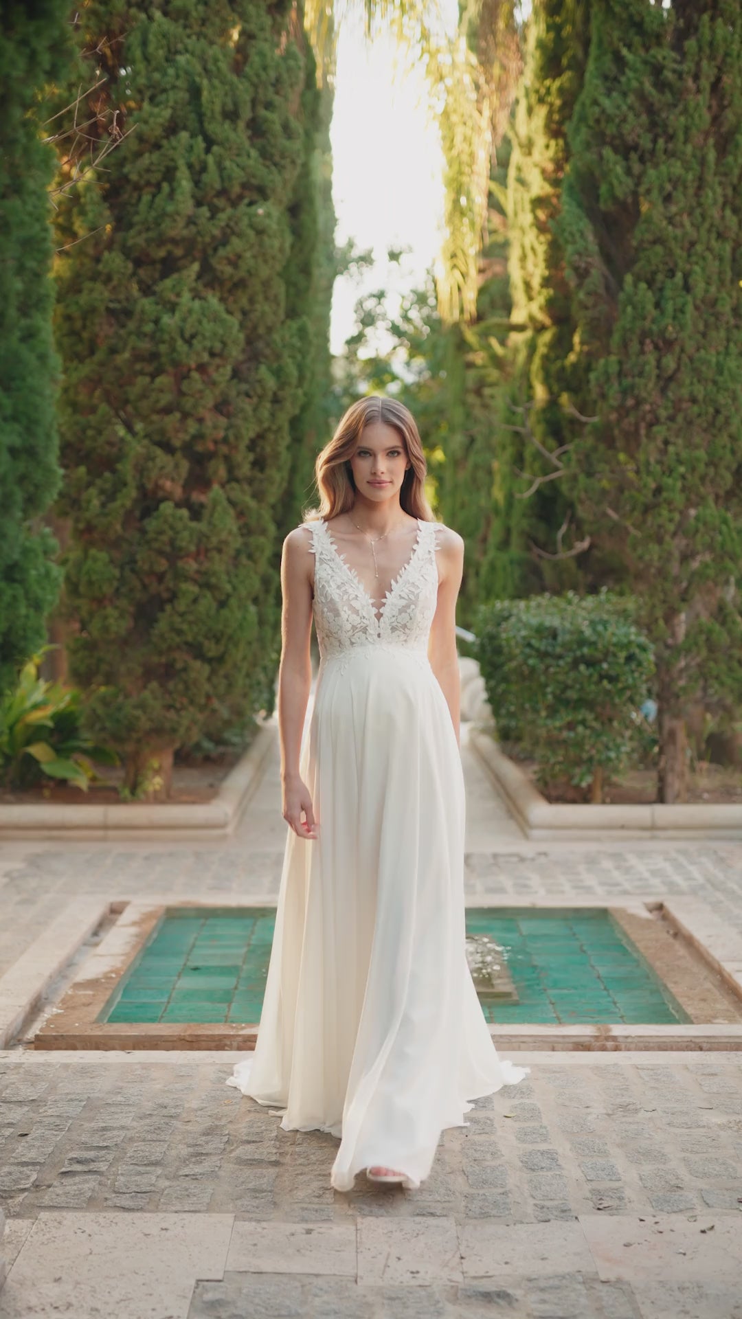 Umstandsbrautkleid JULIKA
