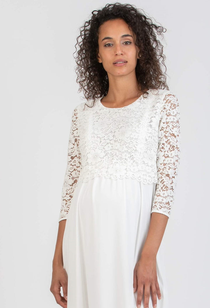 Umstandsbrautkleid VALLY mit Stillöffnung