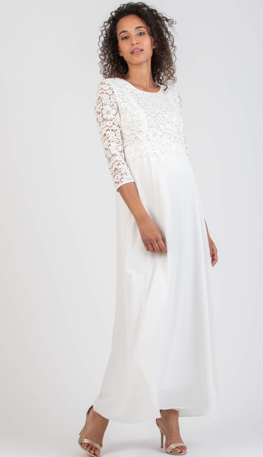 Umstandsbrautkleid VALLY mit Stillöffnung