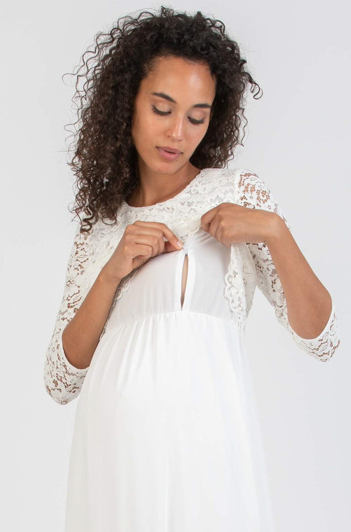 Umstandsbrautkleid VALLY mit Stillöffnung