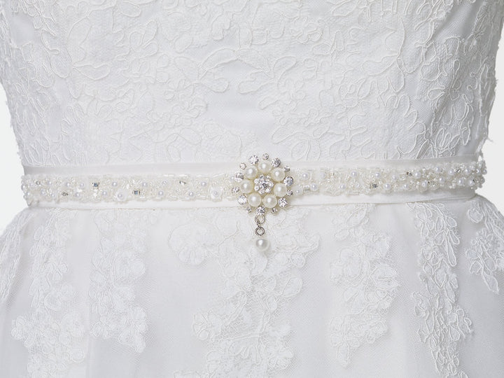 Umstandsbrautkleid Conni ivory