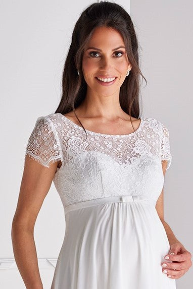 Umstandsbrautkleid SAMIRA mit Rückenschnürung