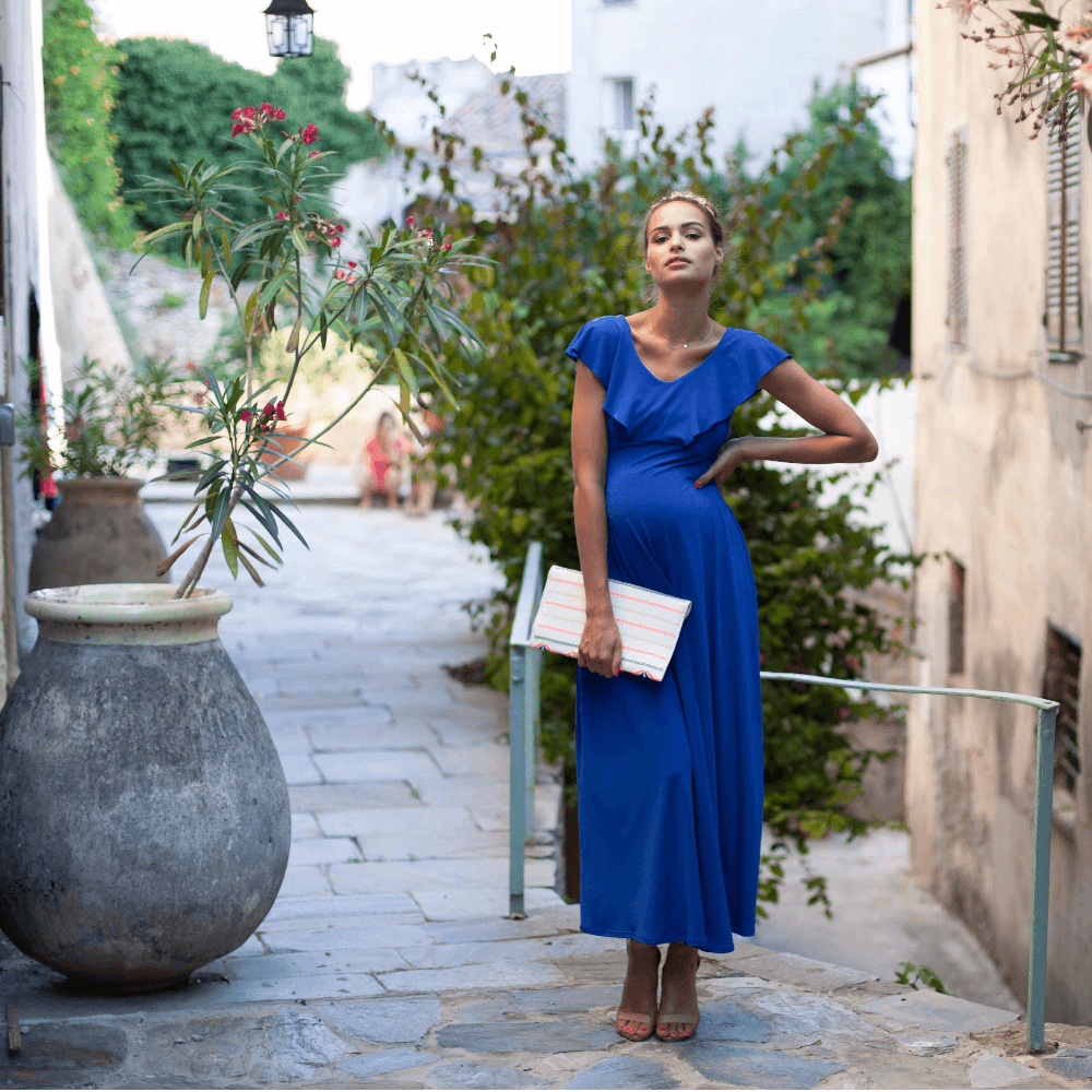 Umstandskleid MARINA mit Stillfunktion - Main Image