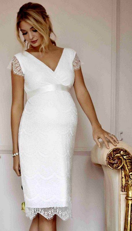 Umstandsbrautkleid VINTAGE kurz - Main Image