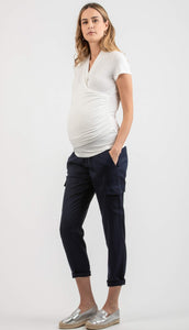 Umstandsshirt EMI KA ivory mit Stillfunktion