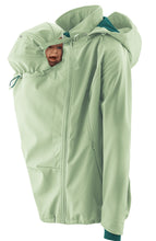 Laden Sie das Bild in den Galerie-Viewer, NACHHALTIG Tragejacke Softshell 4-in-1 LINDGRÜN

