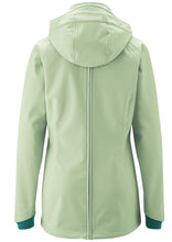 Laden Sie das Bild in den Galerie-Viewer, NACHHALTIG Tragejacke Softshell 4-in-1 LINDGRÜN
