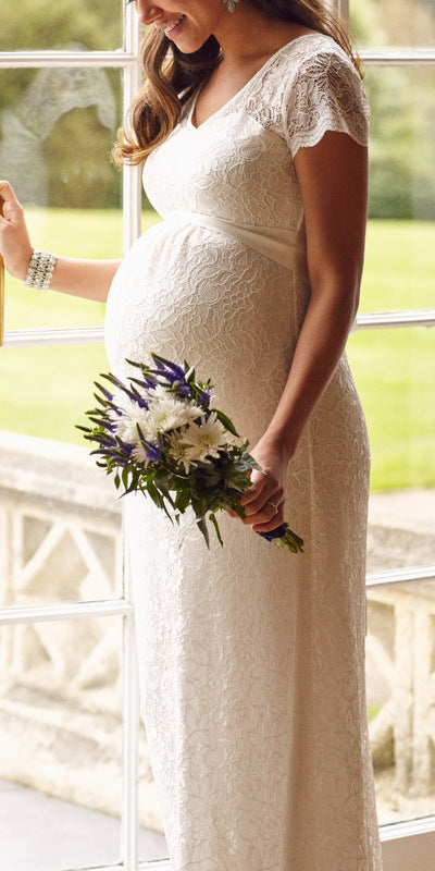 Umstandsbrautkleid FRESA lang