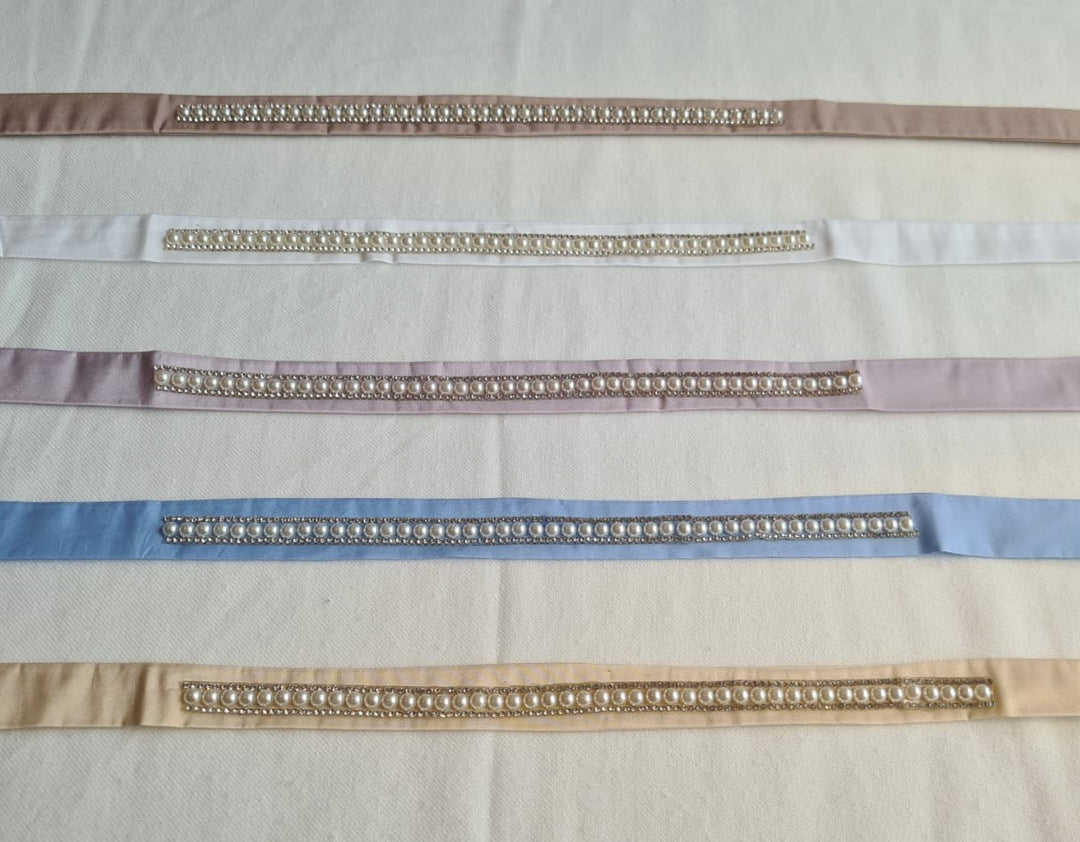 Schmuckgürtel PERLENBAND viele Farben